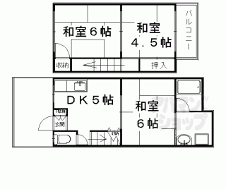 【鷹峯藤林町６－２０貸家】