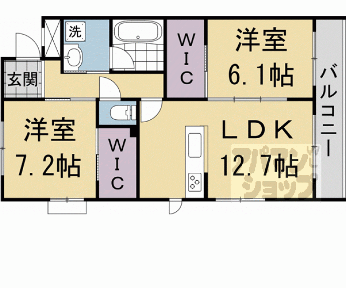 【クルミナーレⅣ】間取