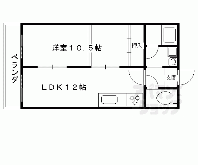 【エクセルコート・高辻西】間取
