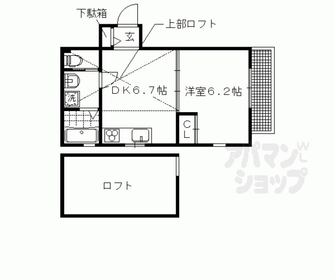 【日吉荘】間取