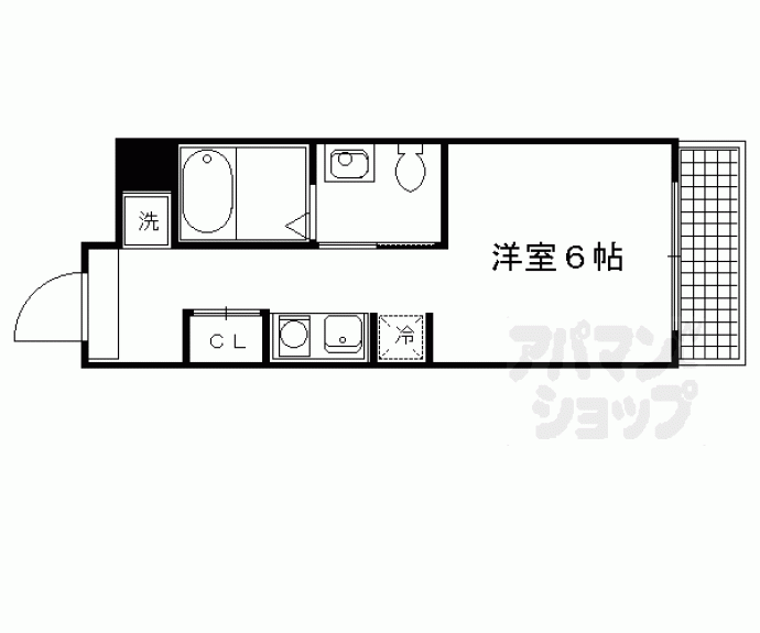 【ウエストミンスター御所西】間取