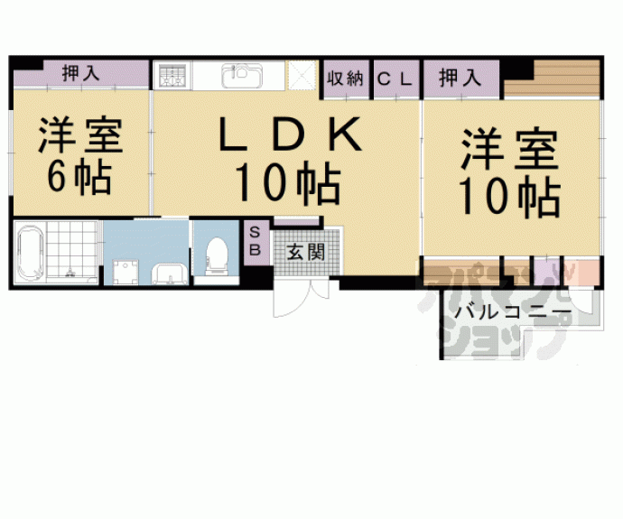 【メゾンドナカジマ】間取