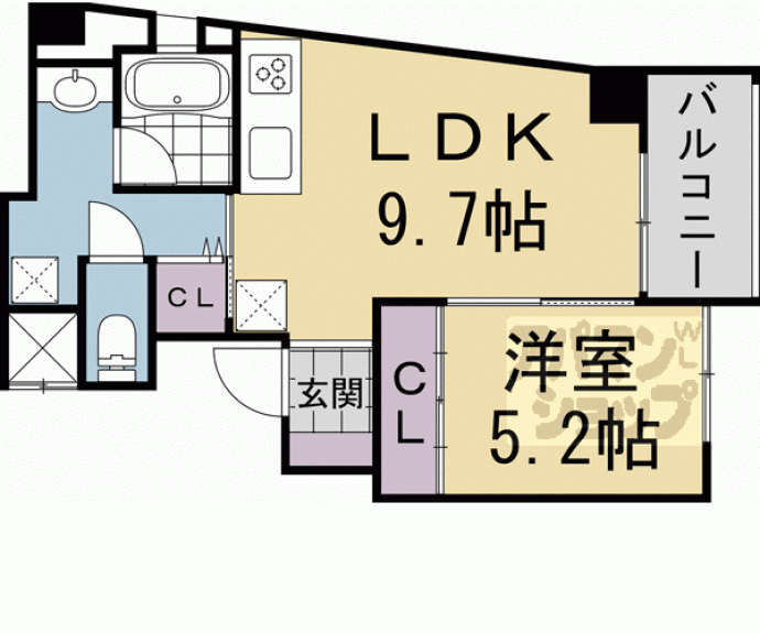 【ベルビュー西陣】間取