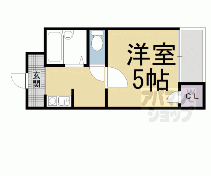 【コーポ大仏】間取