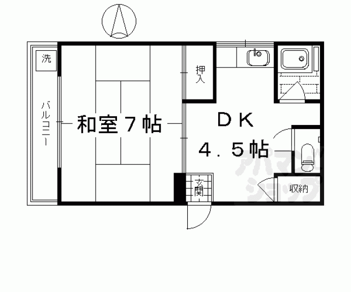 【アサヒマンション】間取