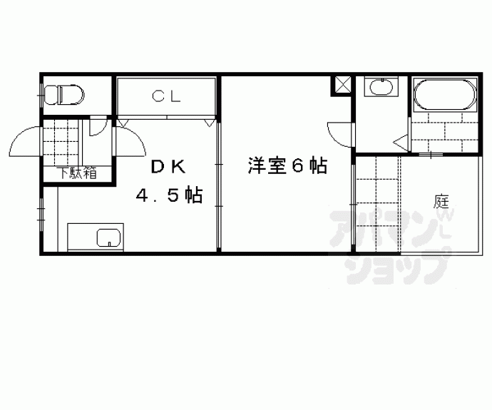 【祇園ハイツ】間取