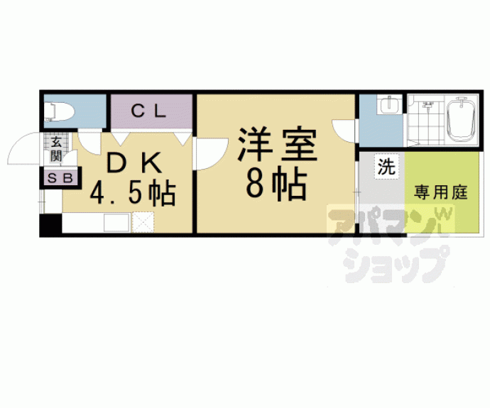 【祇園ハイツ】間取