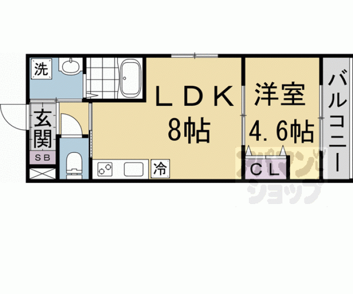 【Ｐｉｌｉｎａ山科西野】間取