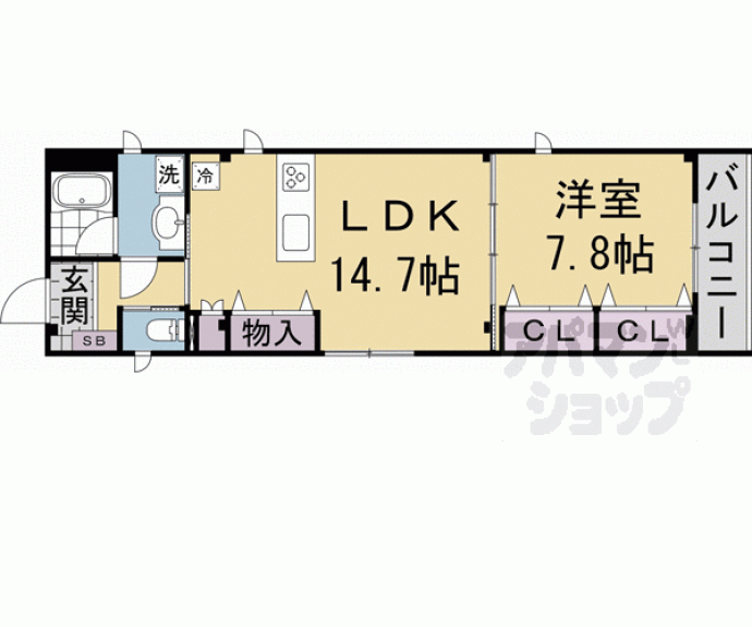 【グランベール　イースト】間取