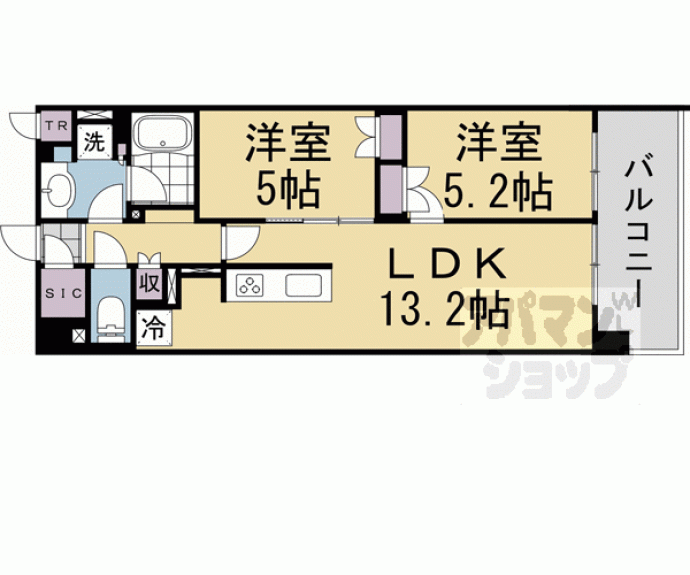 【プレミスト京都西院】間取