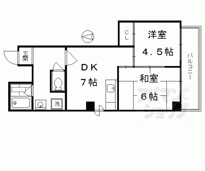 【メゾン・ド・フローラ】間取