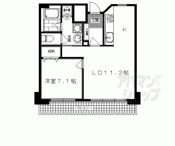 【グランフォルム清水別邸】間取