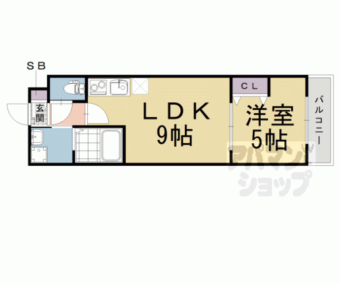 【グラン・レガロ丹波橋】間取