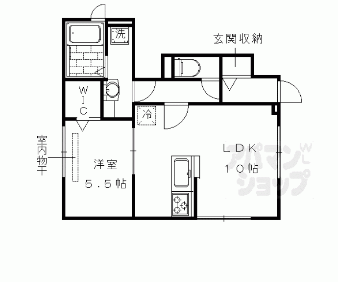 【メゾンＮ　京都　三十三間堂】間取