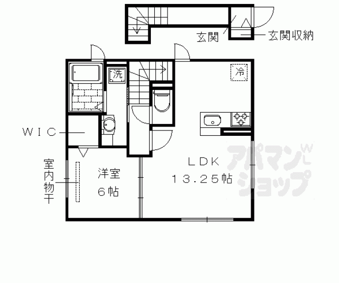【メゾンＮ　京都　三十三間堂】間取