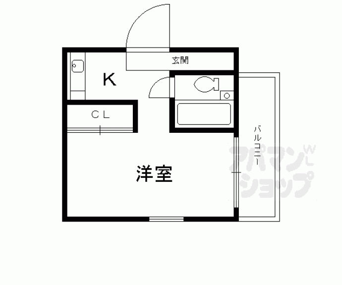 【ウィッシュ河原町】間取