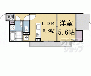 【メゾンドクレール西大路】