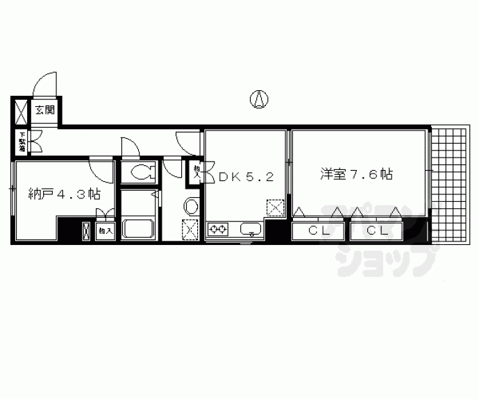 【ライオンズマンション清水】間取