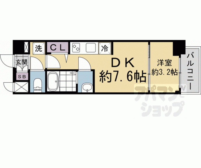 【プレサンス　ＴＨＥ　ＫＹＯＴＯ　吉祥院】間取