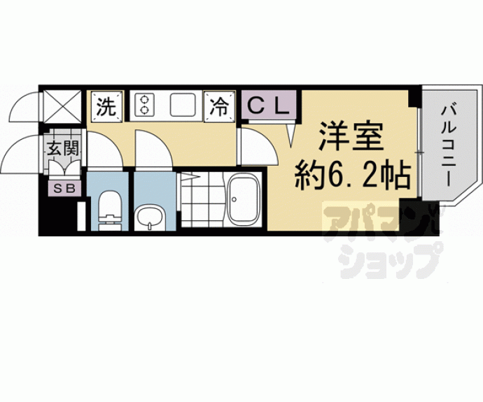 【プレサンス THE KYOTO 吉祥院】間取