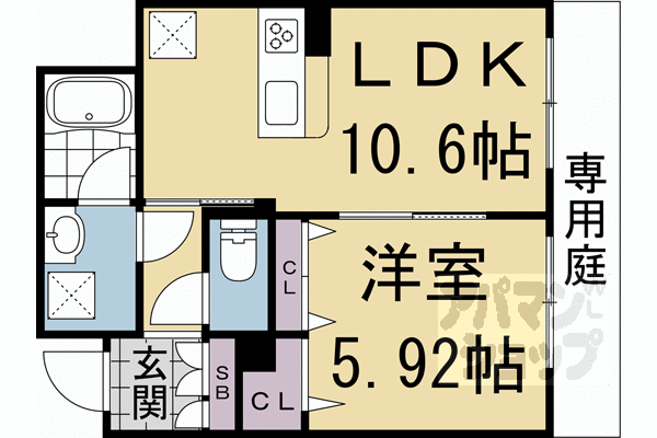 【セントリヴィエ京都嵐山Ⅴ】間取