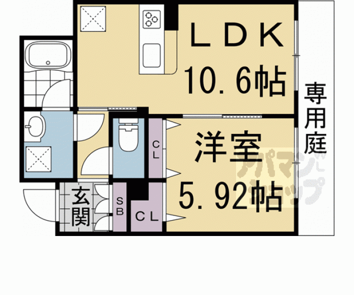 【セントリヴィエ京都嵐山Ⅴ】間取