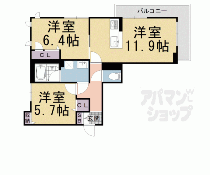 【シャーメゾンVista】間取