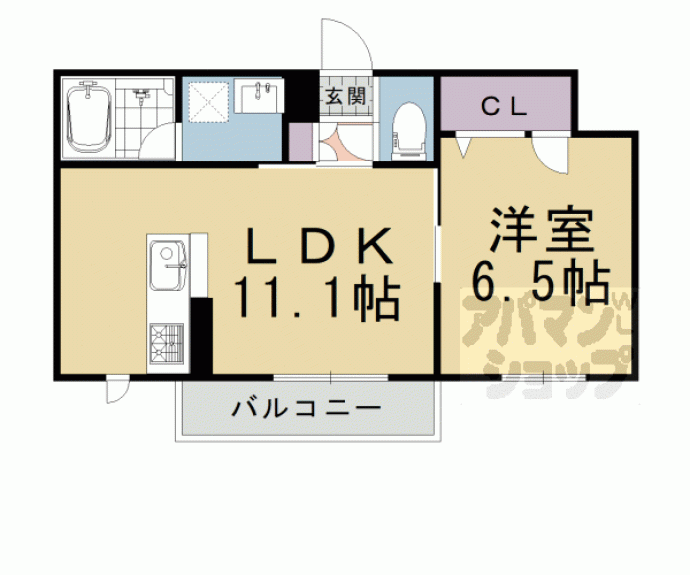 【シャーメゾンＶｉｓｔａ】間取