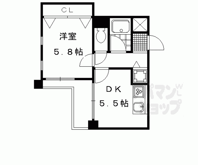 【スカイウェイ洛北】間取