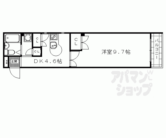 【ラ・カモガワ６２】間取