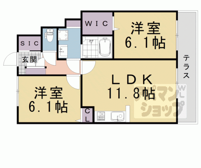 【ジャルディーノ・ア・カーサ】間取