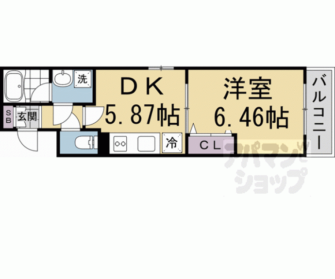 【Ｇｒａｍｅｒｃｙ　二条城】間取