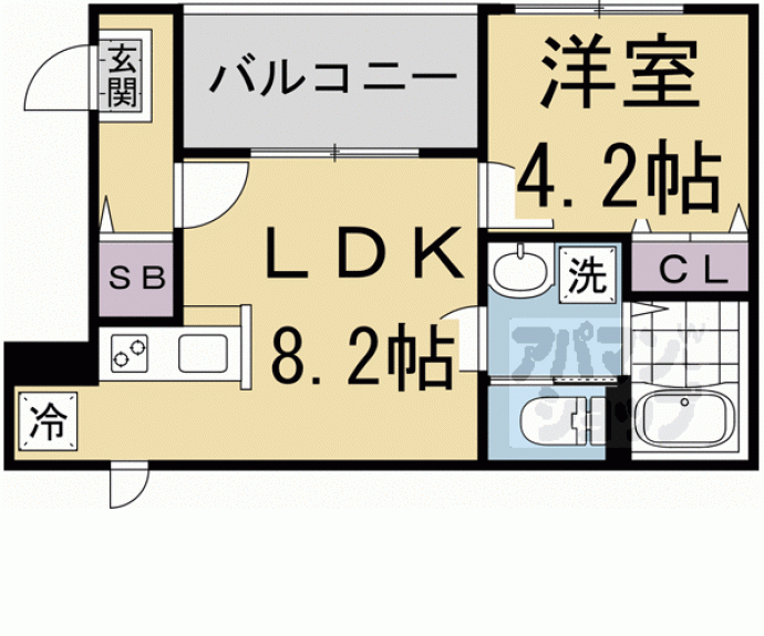 【山科ビエント】間取