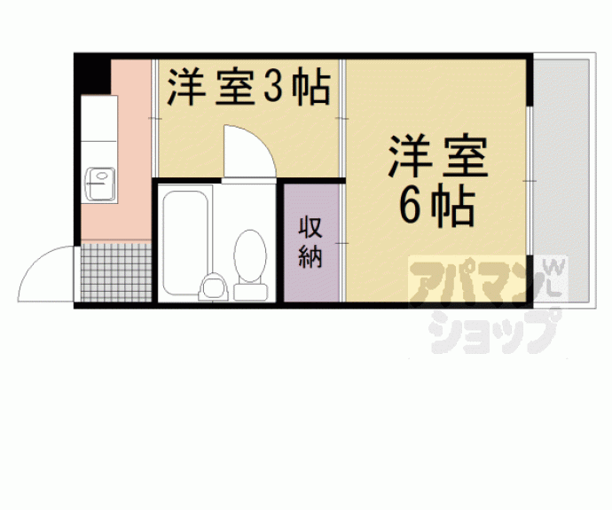 【エクセレント日ノ岡】間取