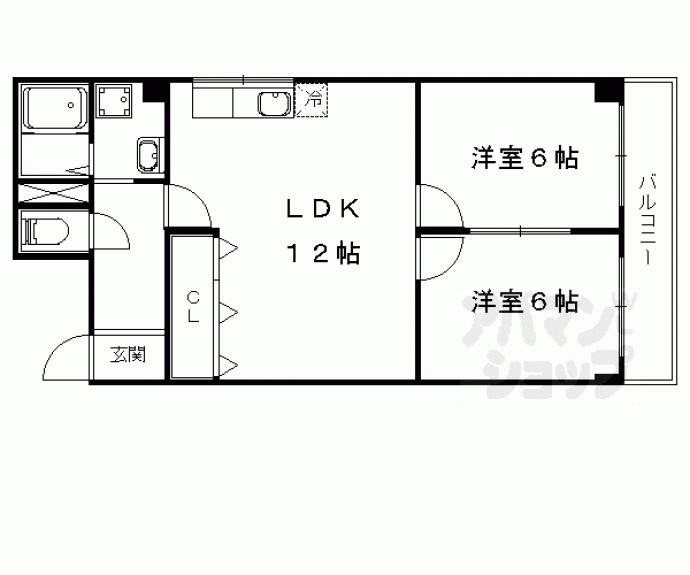 【ローズハイツ】間取