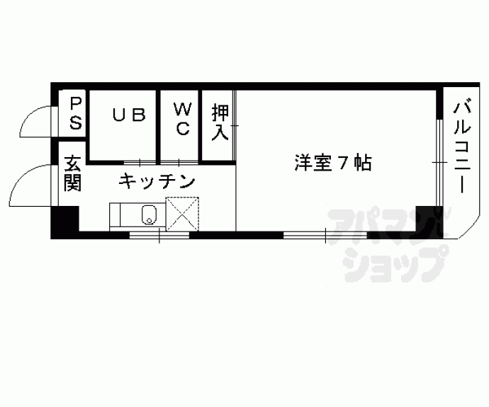 【ドミール小野】間取