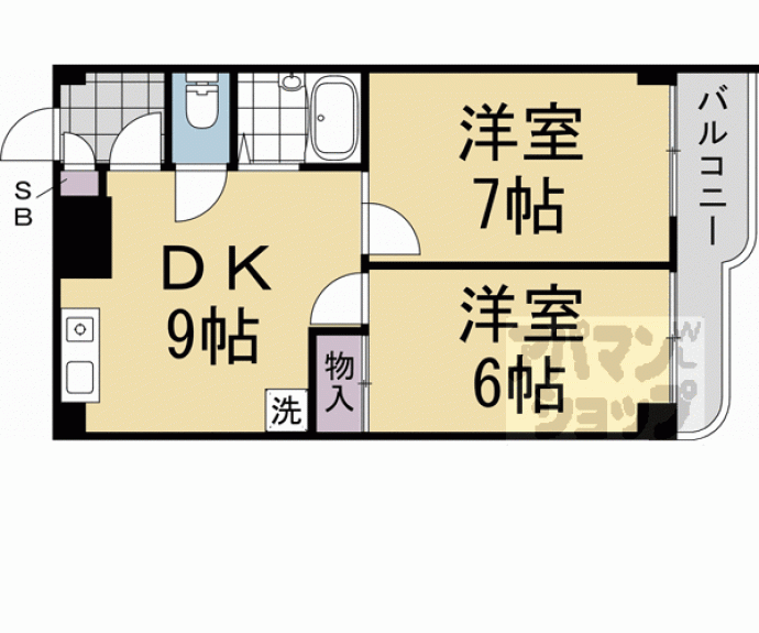 【ドミール小野】間取