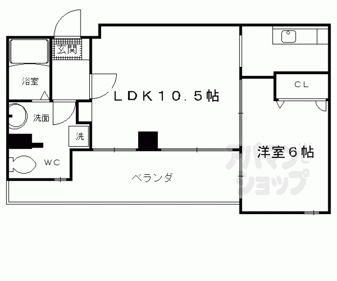 【アマルフィ山科】間取