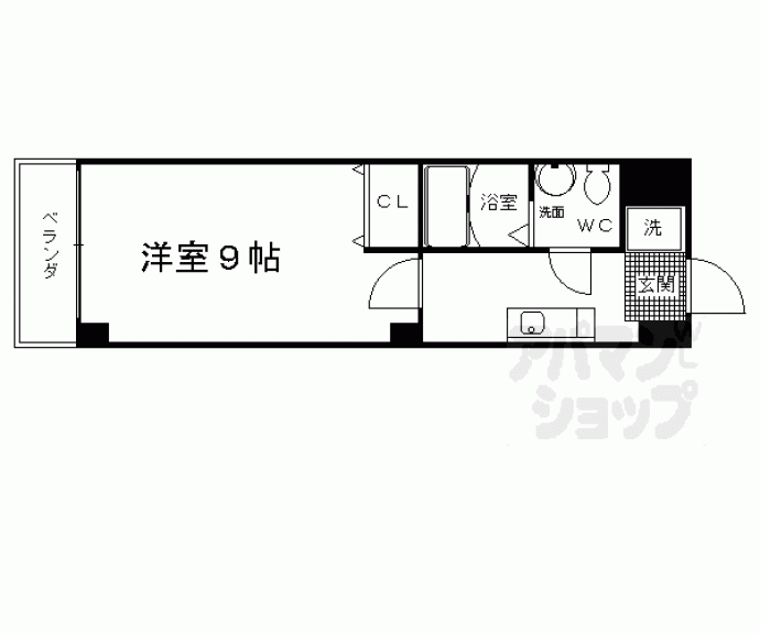 【アマルフィ山科】間取