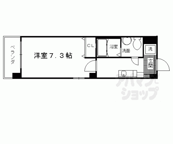 【アマルフィ山科】間取