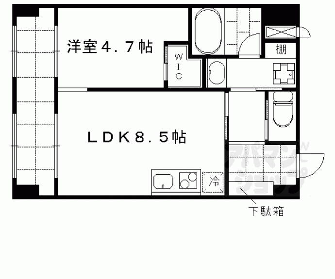 【京都スター・ビル】間取