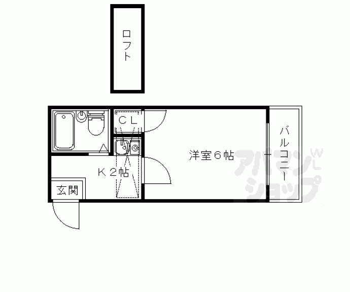 【ダイヤモンドパレス山科】間取