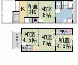 【梅津林口町貸家】