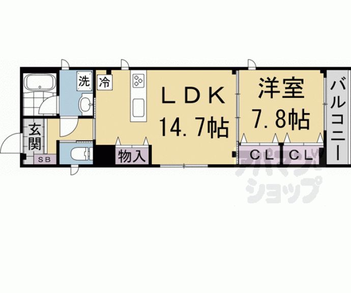 【グランベール　イースト】間取