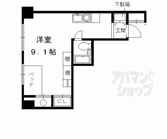 【松屋レジデンス修学院】間取