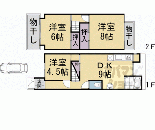 【中島外山町貸家】