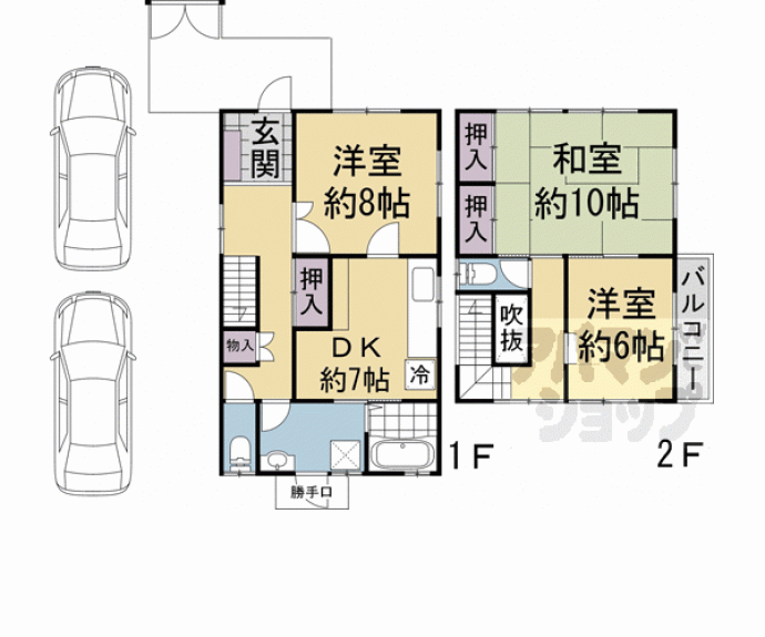 【槇島町薗場貸家Ⅰ】間取