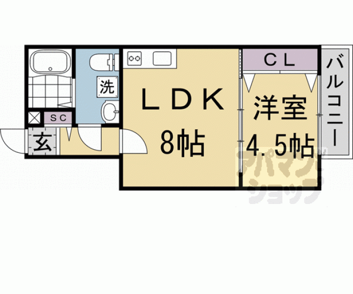 【プライベートレジデンス千本三条】間取