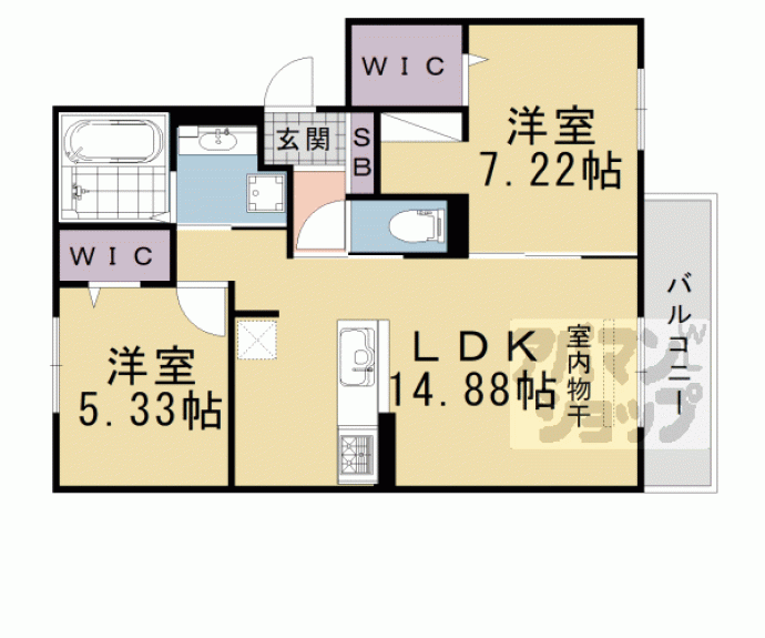 【グレース大山崎】間取