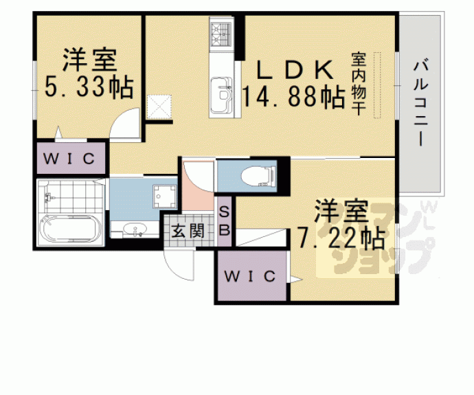 【グレース大山崎】間取